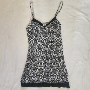 Black and White soft chemise